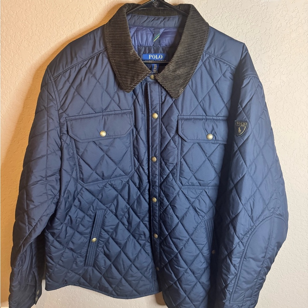 Polo by Ralph Lauren Men's Navy Quilted Jacket